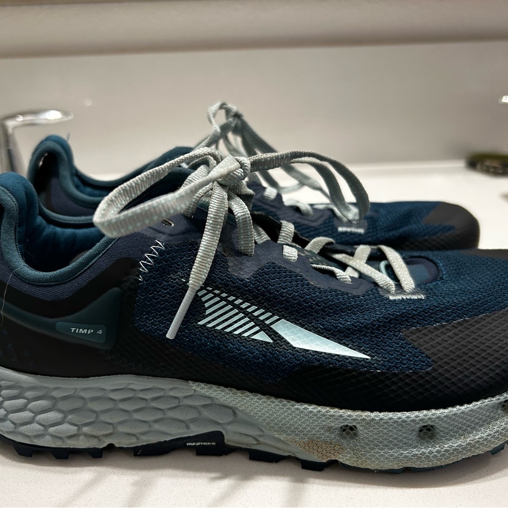 Altra Timp 4 Running Shoes - Blue and Gray women size 9